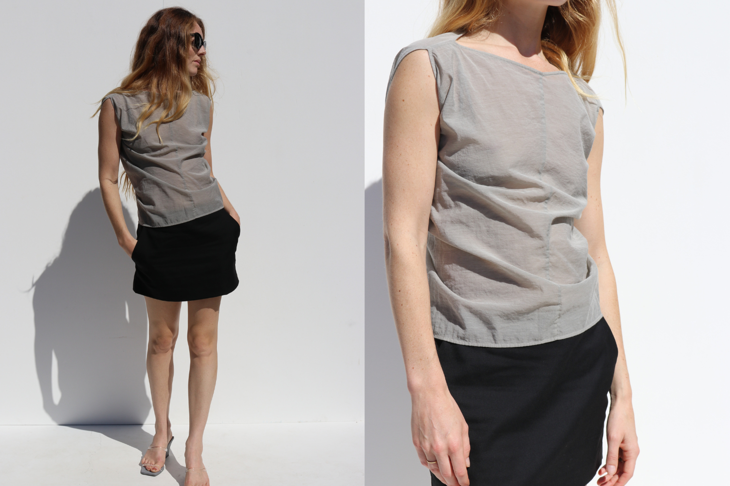 Jil Sander Top — Grey Green